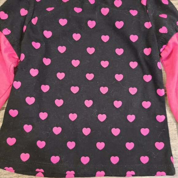🏷 3/$15 or 5/$20 Disney baby girl Minnie Mouse black & pink long sleeve top 18M - Picture 5 of 5